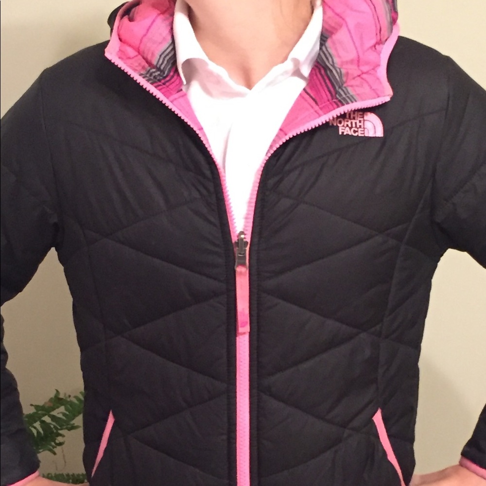 North Face Winter coat jacket reversible with hood